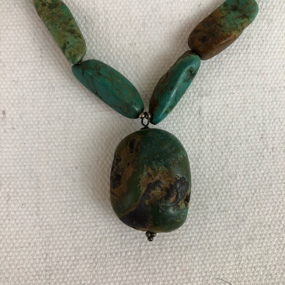 Barse Turquoise Chunky Necklace - Picture 2 of 5